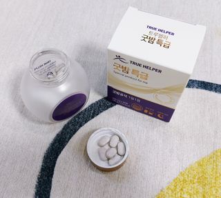 트루헬퍼 굿밤 특급 건강 보조제 수면 1박스 2개월분 — 4.5점을 준 리뷰어가 2023년 4월 올린 사용 사진