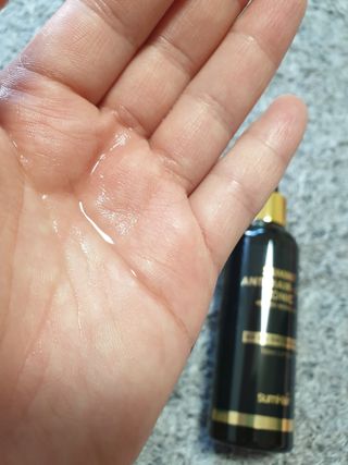 썸헤어 / SUMHAIR 썸헤어 써밋 안티 헤어로스 토닉 — 5점을 준 리뷰어가 2021년 6월 올린 사용 사진
