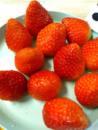 옳음 딸기 논산 설향 딸기 900g 산지직송 — 5점을 준 리뷰어가 2021년 1월 올린 사용 사진