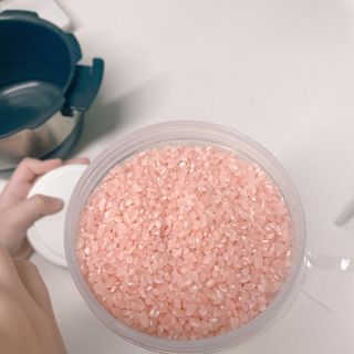 하나로라이스 기능성쌀 5종 1kg  환경을 생각한 다회용 용기 사용 — 5점을 준 리뷰어가 2022년 1월 올린 사용 사진