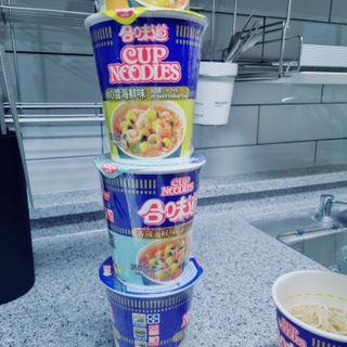 NISSIN 닛신 컵누들  4종 - 씨푸드오리지날, 씨푸드 스파이시, 씨푸드 커리, 씨푸드 XO소스 — 5점을 준 리뷰어가 2022년 11월 올린 사용 사진