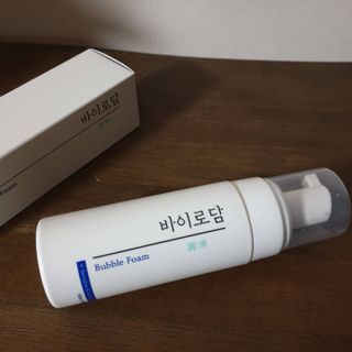 [바이로담] 저자극 약산성버블 폼 폼클렌징 150ml — 5점을 준 리뷰어가 2021년 3월 올린 사용 사진