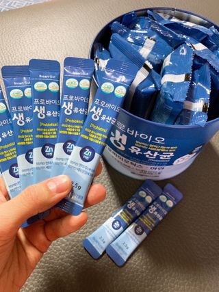 서울약사신협_프로바이오생유산균_2.5G x 100포 — 5점을 준 리뷰어가 2021년 3월 올린 사용 사진