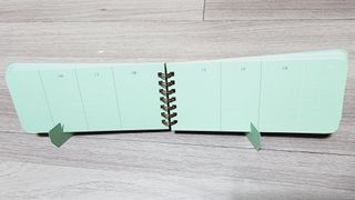 리훈 언더모니터 위클리 플래너 + 다정한 스티커 8mm 원형 칼라 얼굴 표정 1장 — 5점을 준 리뷰어가 2022년 4월 올린 사용 사진