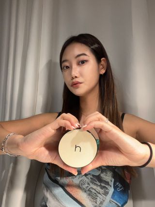 하멜 비건 아쿠아 글로우 제로핏 쿠션 — 5점을 준 리뷰어가 2022년 9월 올린 사용 사진