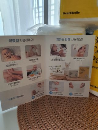 디어엘로디 프리미엄 유기농 유아 솜티슈 60매  2 + 1 PACK — 5점을 준 리뷰어가 2021년 3월 올린 사용 사진
