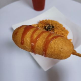 오마뎅 한우핫도그 — 5점을 준 리뷰어가 2021년 5월 올린 사용 사진