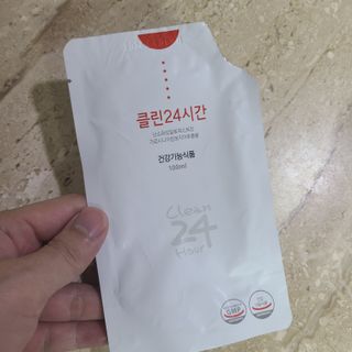 클린24시간 1BOX(5포) + 전용보틀(500ml) — 4점을 준 리뷰어가 2023년 4월 올린 사용 사진