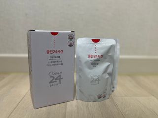 클린24시간 1BOX(5포) + 전용보틀(500ml) — 5점을 준 리뷰어가 2023년 2월 올린 사용 사진