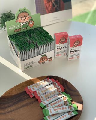 아이비웰니스 빵순이 식탁 위의 필수템! 빵순이 효소 키위맛 100포 + 석류맛 14포 (총 114포) — 5점을 준 리뷰어가 2023년 1월 올린 사용 사진