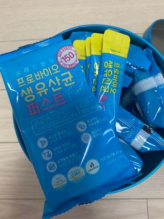 헬스업 프로바이오 생유산균 퍼스트 新 — 5점을 준 리뷰어가 2021년 6월 올린 사용 사진