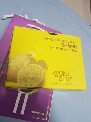 몽베스트 위드더 블랜딩 하우스 _레몬 블랙티 — 5점을 준 리뷰어가 2022년 12월 올린 사용 사진