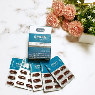 뉴트리션팩토리 비타프렙 오큐슈프림 루테인 오메가3 1050mg — 5점을 준 리뷰어가 2021년 7월 올린 사용 사진