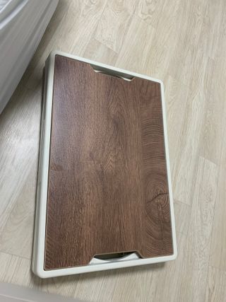 나무드 [nothing] 접이식 폴딩박스 수납 정리함 공간 리빙 박스 56L — 5점을 준 리뷰어가 2021년 10월 올린 사용 사진