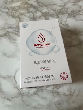 리하이.믹스 수분보충용믹스 리하이.믹스 (Rehy.mix) — 3점을 준 리뷰어가 2022년 7월 올린 사용 사진