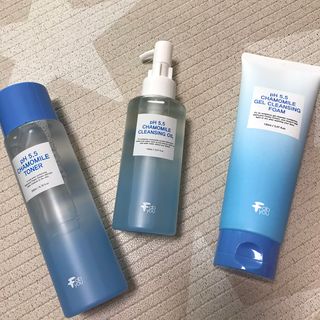 페브유 / FABYOU 페브유 pH5.5 캐모마일 젤 클렌징 폼 + 클렌징 오일 + 토너 3종 세트 — 5점을 준 리뷰어가 2021년 6월 올린 사용 사진