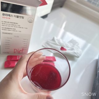 [큐라에스] 최신 다이어트 원료! 6중 기능성 더블컷팅 126g(2주일 분) — 4점을 준 리뷰어가 2023년 12월 올린 사용 사진