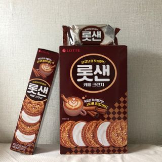롯데제과 롯샌 카페크런치 — 5점을 준 리뷰어가 2021년 10월 올린 사용 사진