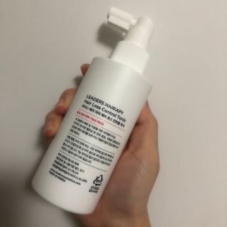 리더스코스메틱 리더스 헤어 라피 헤어 로스 컨트롤 토닉 — 5점을 준 리뷰어가 2021년 1월 올린 사용 사진