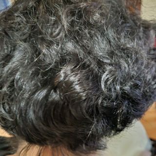 [갸스비] 곱슬 머리부터 파마까지 남자의 컬을 위한 갸스비 컬크림 — 4점을 준 리뷰어가 2021년 10월 올린 사용 사진