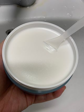 리더스코스메틱 리더스 카밍 클리어 밀크 필 클렌즈 밤 — 5점을 준 리뷰어가 2021년 1월 올린 사용 사진
