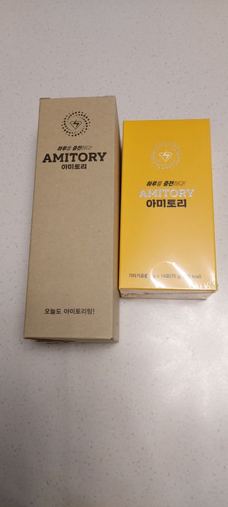 주식회사 씨크릿비에프랩 마시는 아미노산 아미토리 열대과일맛 14포 [1포, 5g / 보틀증정] — 4점을 준 리뷰어가 2022년 12월 올린 사용 사진