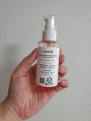 썸헤어 / SUMHAIR 썸헤어 실키 테라피 헤어 에센스 — 5점을 준 리뷰어가 2021년 5월 올린 사용 사진