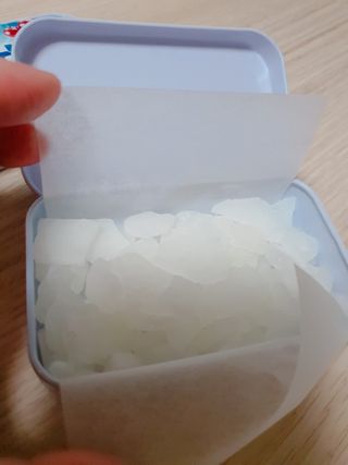 [아이스칩스] 무설탕 비건 자일리톨 캔디 7종 2개기준 — 3점을 준 리뷰어가 2021년 8월 올린 사용 사진