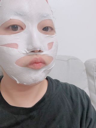 아이디플라코스메틱 페이스핏 플라스터 마스크 _ 리뉴얼 — 5점을 준 리뷰어가 2021년 10월 올린 사용 사진