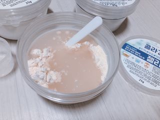 투비어레이디 젤리팩 25g /6종 중 랜덤3종 발송/ 도구가 필요없는 피부관리끝판왕 모델링팩 — 4.5점을 준 리뷰어가 2021년 3월 올린 사용 사진