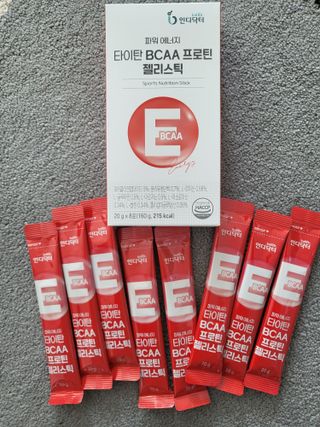 [인디닥터] 타이탄 BCAA 프로틴 젤리스틱 — 5점을 준 리뷰어가 2022년 5월 올린 사용 사진