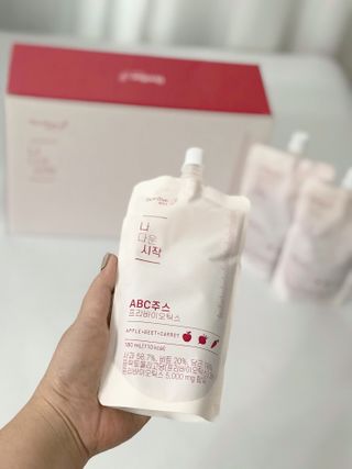 본리브 나 다운 시작 ABC주스 프리바이오틱스 — 5점을 준 리뷰어가 2021년 1월 올린 사용 사진