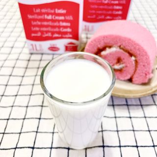 락티노브 프랑스에서 온 프리미엄 우유 래드바쉬 멸균우유 1L x 4개 — 4.5점을 준 리뷰어가 2021년 11월 올린 사용 사진