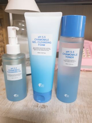 페브유 / FABYOU 페브유 pH5.5 캐모마일 젤 클렌징 폼 + 클렌징 오일 + 토너 3종 세트 — 5점을 준 리뷰어가 2021년 6월 올린 사용 사진
