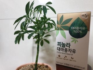 nfp 피놀라 대마종자유 — 5점을 준 리뷰어가 2021년 5월 올린 사용 사진