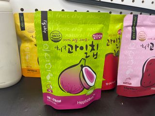 아비삭과일칩 5종 /딸기,사과,배,귤,무화과 5종 — 4점을 준 리뷰어가 2021년 5월 올린 사용 사진