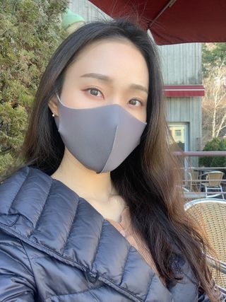 [에이블밤부] 리퓨어 쿠퍼 마스크 10color — 4.5점을 준 리뷰어가 2021년 2월 올린 사용 사진