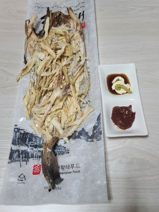 [오늘바스켓] 용대리 손질하늘태 130g — 5점을 준 리뷰어가 2021년 5월 올린 사용 사진