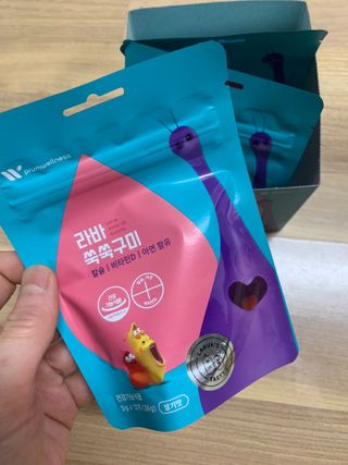 푸름웰니스 라바 쑥쑥구미 36g — 5점을 준 리뷰어가 2022년 3월 올린 사용 사진