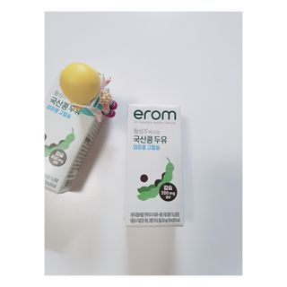 이롬 erom 황성주박사의 국산콩 두유 검은콩 고칼슘 — 5점을 준 리뷰어가 2020년 12월 올린 사용 사진