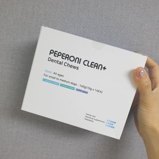 페페로니 클린플러스 덴탈오리껌 10g x 14p — 4.5점을 준 리뷰어가 2021년 7월 올린 사용 사진