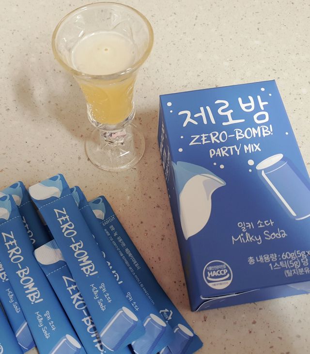 제로밤 밀키 소다 5g x 12개입 리뷰 사진