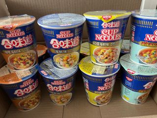 NISSIN 닛신 컵누들  4종 - 씨푸드오리지날, 씨푸드 스파이시, 씨푸드 커리, 씨푸드 XO소스 — 4점을 준 리뷰어가 2022년 12월 올린 사용 사진