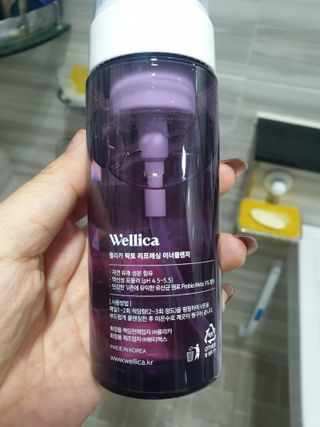 웰리카_V CARE 웰리카 락토 리프레싱 이너클렌저 — 4점을 준 리뷰어가 2021년 1월 올린 사용 사진