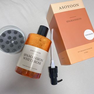 아소윤 기분좋은 향기 부드러운 거품 스파맨션 바디클렌져 5종 중 택1 + 마리아띠 샴푸두피볼 3종 중 1 랜덤발송 — 5점을 준 리뷰어가 2021년 7월 올린 사용 사진