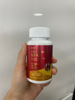 서울약사신협 간건강 실리마린 밀크씨슬 800mg, 60정 — 5점을 준 리뷰어가 2021년 11월 올린 사용 사진