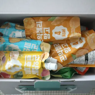 참앤들황토농원 10가지 맛, 입맛대로 스페셜하게~ 가볍게 한 포 땡! 곤약젤리 스페셜 패키지 130ml x 30포 — 5점을 준 리뷰어가 2023년 1월 올린 사용 사진