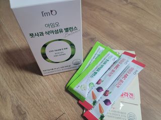 아임오 풋사과 식이섬유 밸런스 젤리 14포 — 5점을 준 리뷰어가 2021년 7월 올린 사용 사진