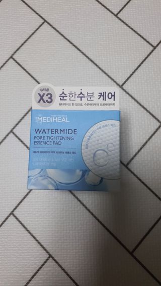 메디힐 워터마이드 포어 타이트닝 에센스 패드 — 5점을 준 리뷰어가 2021년 8월 올린 사용 사진
