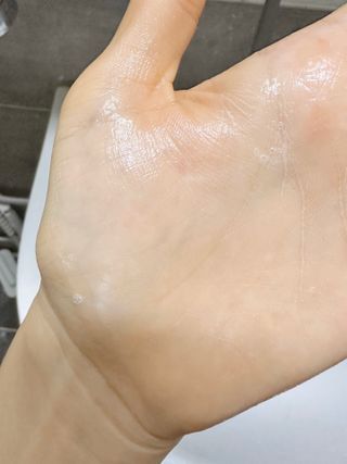 스킨큐어 산다화 울트라 젠틀 약산성 세안제 — 2점을 준 리뷰어가 2023년 3월 올린 사용 사진